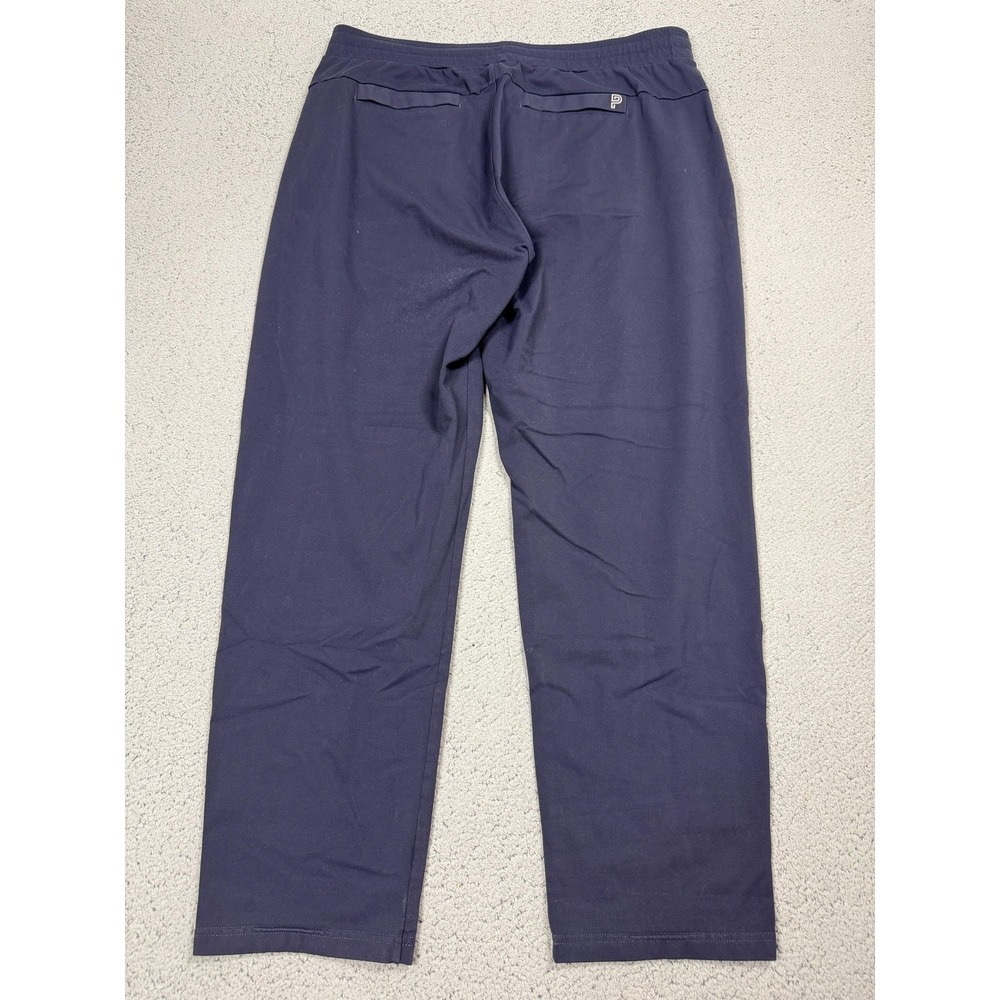 Public Rec Pants Mens 38x28 (38x30) Blue Stretch Chino Zip Pocket Travel Casual - Picture 11 of 12